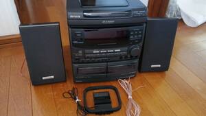 AIWA アイワ XG-V50G 3CDコンポ ステレオシステム オーディオ ラジオチューナー （訳あり）【送料無料】