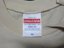  キャブ株式会社 United Athle 5.6オンス ハイクオリティー Tシャツ 90cm カラー（ナチュラル） 3枚 _画像5