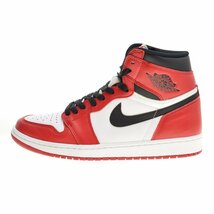 【27cm】NIKE / ナイキ 555088-101 AIR JORDAN 1 RETRO HIGH CHICAGO エアジョーダン1 レトロハイ シカゴスニーカー_画像1