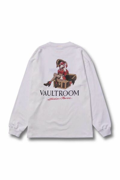 VR × MARINE L/S TEE / WHT 宝鐘マリンコラボ ロンT