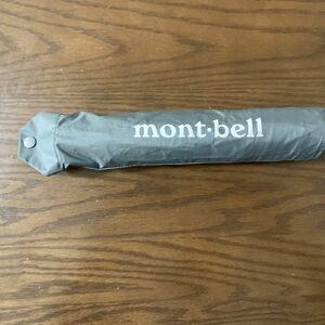 mont-bell モンベル トレッキングアンブレラ　55 折りたたみ傘　ダークグレー　男女兼用