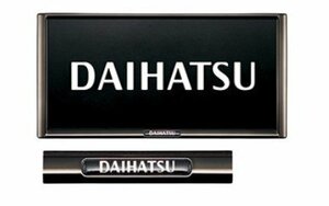 DAIHATSU ダイハツ純正 プレミアムナンバーフレーム ダークブラックメッキ調1枚