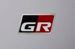 TOYOTA トヨタ TRD GRディスチャージ テープセット 小 4枚セット アルミ製 GRロゴ入り 代引き不可商品