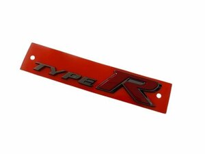 ホンダ純正 FK8 シビック タイプR 用 バックドアエンブレム ブラッククローム調 ※代引き不可商品※ CIVIC TYPE-R 流用 レッド 赤