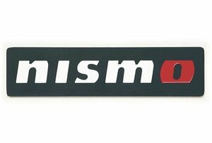 日産コレクション NISMO ニスモ メタルエンブレム ブラック アルミ製 ステッカー 代引き不可商品