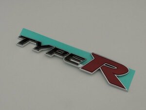 HONDA ホンダ純正 TYPE-R タイプR 用 バックドアエンブレム 約148mm×31mm シビック CIVIC FD2 流用 レッド 赤 ブラック 黒