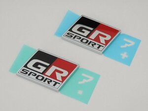 【国内正規純正部品】TOYOTA トヨタ純正 AQUA アクア GRスポーツ用 サイドエンブレム 左右セット 他のグレードに流用可能 NHP10 H23.12～