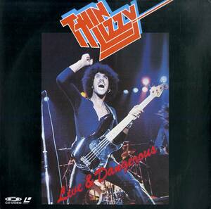 B00181267/LD/シン・リジィ (THIN LIZZY)「Live & Dangerous (1989年・PDV-4002・ハードロック・ヘヴィメタル)」