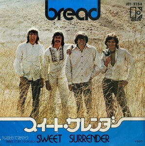 C00169387/EP/ブレッド(BREAD・デヴィッド・ゲイツ)「Sweet Surrender / Make It By Yourself 自分でおやり (1972年・JET-2154)」