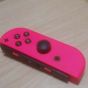 【ジャンク品】Nintendo Switch Joy-Con ネオンレッド(R) [ジョイコン][ニンテンドースイッチ]ニンテンドースイッチ　ジョイコンR 右