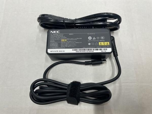 未使用 NEC 純正45W USB type-c ACアダプター　PC-VP-BP130 