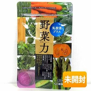 健康家族 野菜力 乳酸菌プラス 120粒 期限2024年12月 ≪メール追跡便対応≫