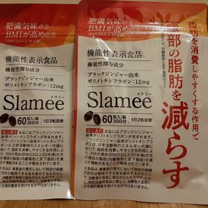 【新品未開封】 Slamee スラミー お腹の脂肪 皮下脂肪を減らす 2袋セット