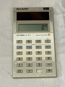 [ Junk ]EL-871 calculator SHARP