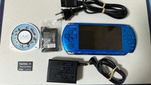 PSP-3000 プレイステーションポータブル 動作確認済み　バッテリー新品