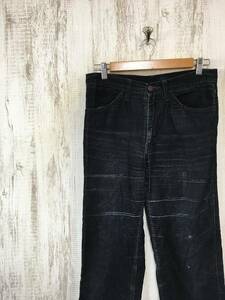 P418☆【ヴィンテージ ブーツカット コーデュロイパンツ 518-1559】LEVIS リーバイス 黒 31/33