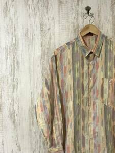 894*[ Italy made total pattern shirt ]MISSONI Missoni multicolor 50