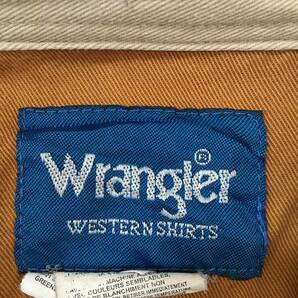 V751☆【ヴィンテージ アメカジ ウエスタンワークシャツ】Wrangler ラングラー マルチカラー Mの画像8
