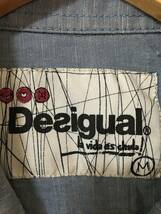 992☆【切り替え マルチチェックシャツ】Desigual デシグアル マルチカラー M_画像6