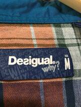 930☆【マルチカラー チェックシャツ】Desigual デシグアル M_画像4