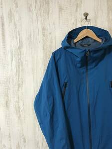 189*[MTD light mountain jacket ]AIGLE Aigle PERTEX mountain parka blue XL