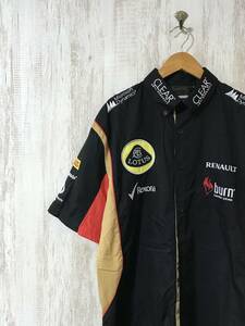 at101☆【F1 TEAM レーシングシャツ】LOTUS マルチカラー M
