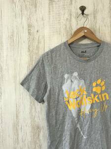 342*[ front Logo T-shirt ]Jack Wolfskin Jack Wolfskin gray S