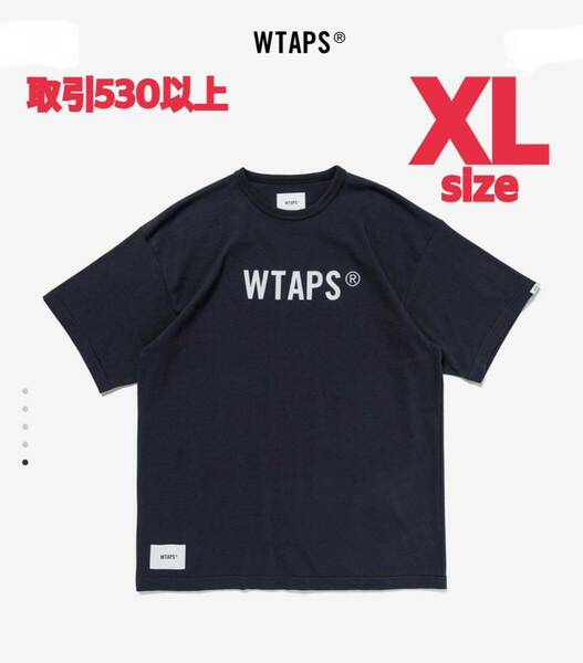 WTAPS 2024SS SIGN SS TEE NAVY XLサイズ ダブルタップス サイン ロゴ 半袖 Tシャツ T-SHIRTネイビー X-LARGE