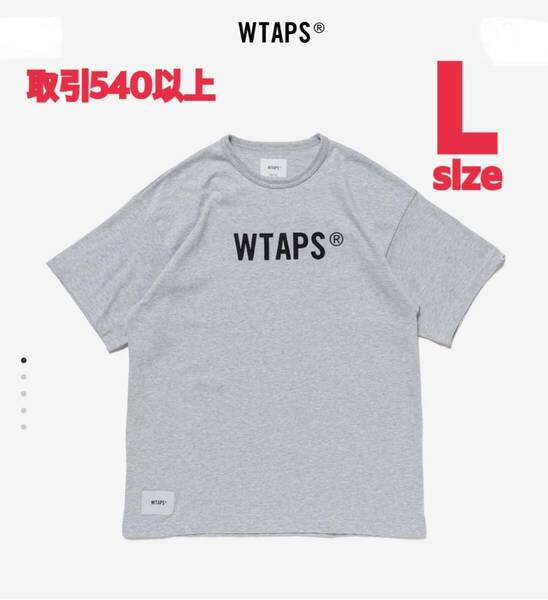 WTAPS 2024SS SIGN SS TEE ASH GRAY Lサイズ ダブルタップス サイン ロゴ 半袖 Tシャツ T-SHIRT アッシュグレー LARGE