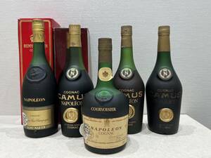 M3890 お酒おまとめ 【未開栓】 NAPOLEON ナポレオン CAMUS カミュ REMY MARTIN レミーマルタン COURVOISIER クルボアジェ コニャック 洋酒