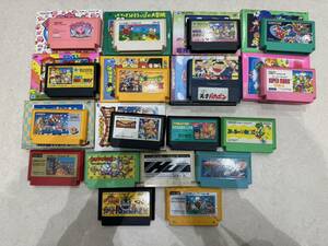 MMZ1 1 иен ~ игра . суммировать Famicom Mario блокировка man Bakabon retro звезда. машина bi. итого 18 шт коробка иметь большое количество Bomberman 