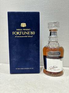 M4073　NIKKA WHISKY FORTUNE80 ニッカ　ジャパニーズウィスキー　フォーチュン ビンテージ レア 箱付き 未開封