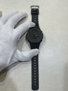 H5885 1円～ 【稼働品】 美品 ジーショック G-SHOCK G-ショック GA-2100 5611 ブラック 黒 腕時計 カシオ CASIO カシオ 