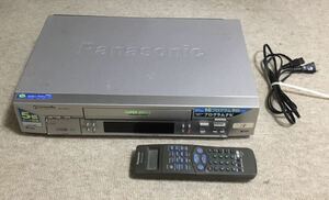  Panasonic Panasonic VHS video deck NV-HS10 remote control attaching operation verification settled 