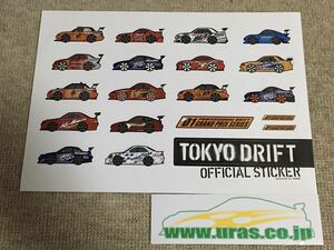 D1 Grand Prix TOKYO DRIFT official sticker &URAS You las sticker 