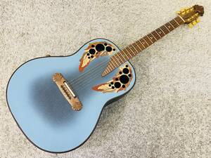 . техническое обслуживание settled .Ovation Super Adamas 1687-8 30th Anniversary Blue Burst Ovation super . Damas электроакустическая гитара 2005. хорошо звук .♪HG