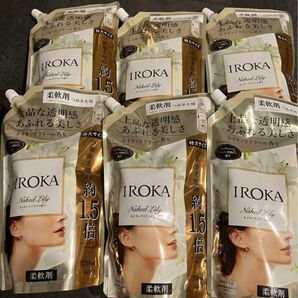 IROKA 柔軟剤 大容量710ml x 6個