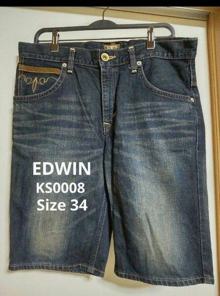 EDWIN デニム ハーフパンツ