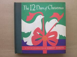 *[ English version ]The 12 Days of Christmas / A POP-UP CELEBRATION BY ROBERT SABUDA 1996 year pop up picture book 