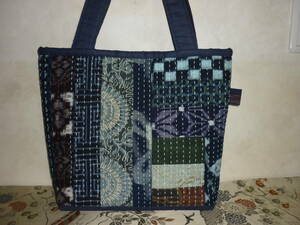 * Indigo . type ..... handmade patchwork remake *