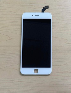 iPhone6 Plus 純正再生品 フロントパネル LCD 交換 画面割れ 液晶破損 ディスプレイ 修理 リペア。カラー 白