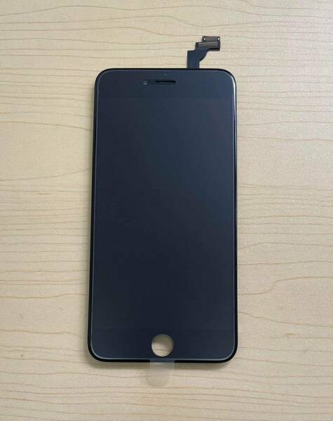 iPhone6 Plus 純正再生品 フロントパネル LCD 交換 画面割れ 液晶破損 ディスプレイ 修理 リペア。カラー 黒