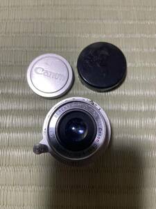 1 jpy ~ CANON Canon SERENAR 35mm f3.5. trunk type L mount MF lens goods with special circumstances 