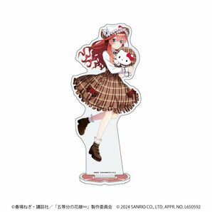 五等分の花嫁∽×サンリオキャラクター ホログラムアクスタ 五月 ハローキティ