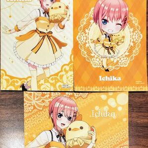 五等分の花嫁∽ ぴよりん ブロマイド 中野一花 3種セット