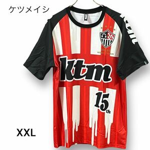 2016 日産スタジアム ケツメイシ 15周年 半袖 サッカーTシャツ XXL 黒赤白