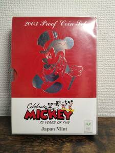 ミッキーマウス　プルーフ貨幣セット　２００３年