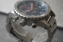 電池交換済 稼働品 良品 ニクソン NIXON SIMPLIFY THE 51-30 CHRONO クロノ グラフ ネイビー 紺 系 メンズ 腕 時計 ウォッチ_画像3