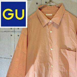 GUジーユー　ブロードオーバーサイズシャツ(5分袖) Mサイズ 半袖