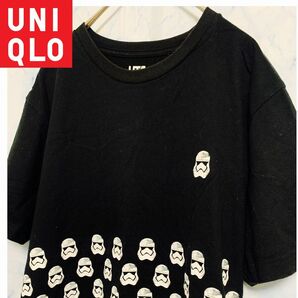 UNIQLOユニクロ　スターウォーズコラボ　ストームトゥルーパープリント半袖Tシャツ　Mサイズ ブラック